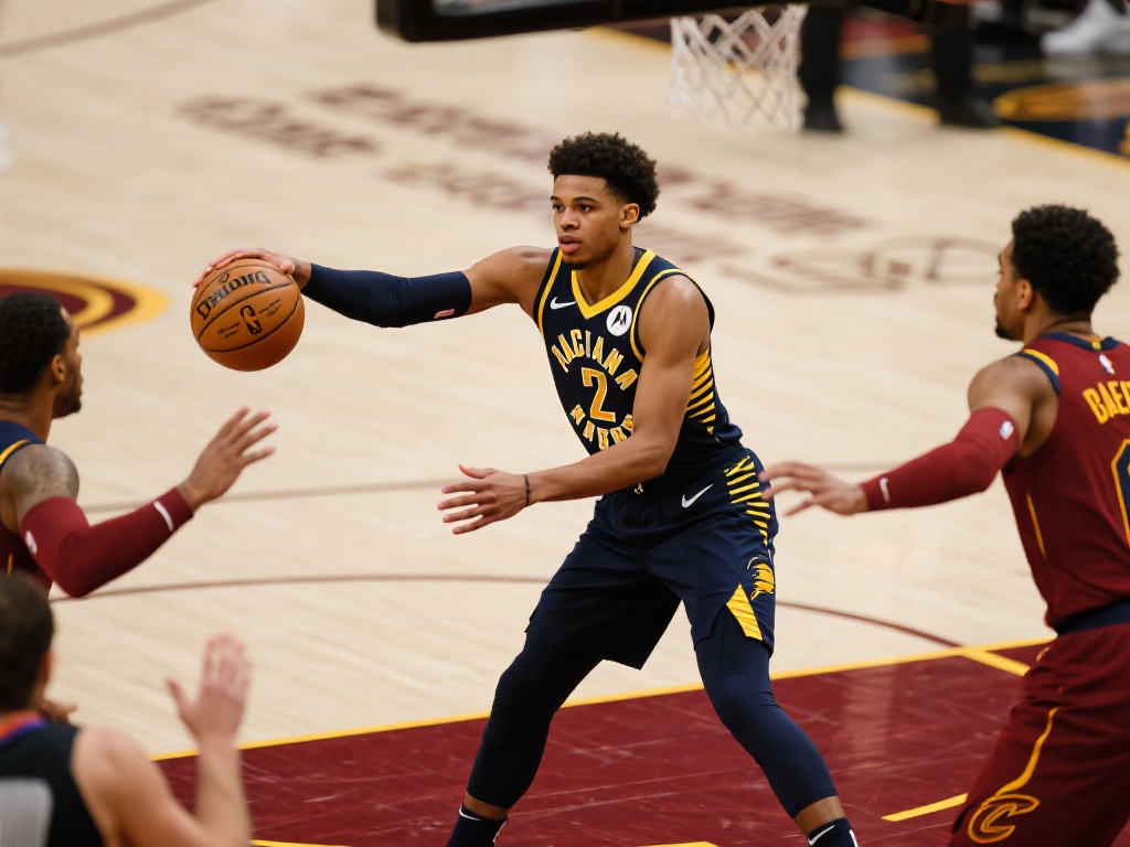 骑士步行者G1——哈利伯顿的奇幻表演与内姆哈德的惊艳表现 作为步行者的核心控卫,哈利伯顿在这场比赛